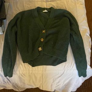 Garage - Green Cardigan (Size Small)